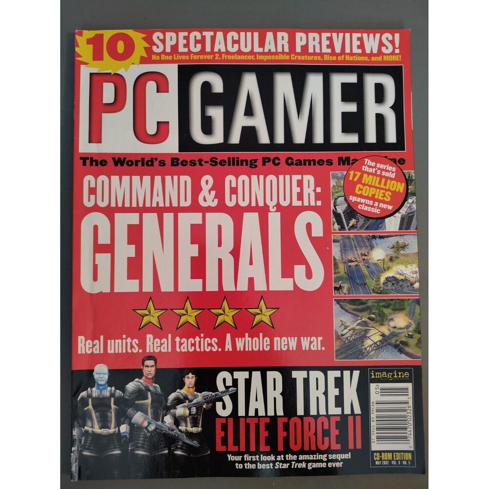 Command & Conquer: Generals Pc Gamer May 2002 97 Vol. 9 No. 5 Magazine